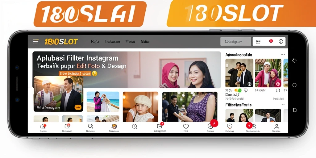 Antarmuka pengguna aplikasi 180SLOT yang sederhana dan menarik.