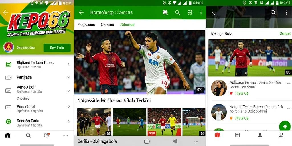Tampilan antarmuka KEPO66 yang sederhana dan informatif.