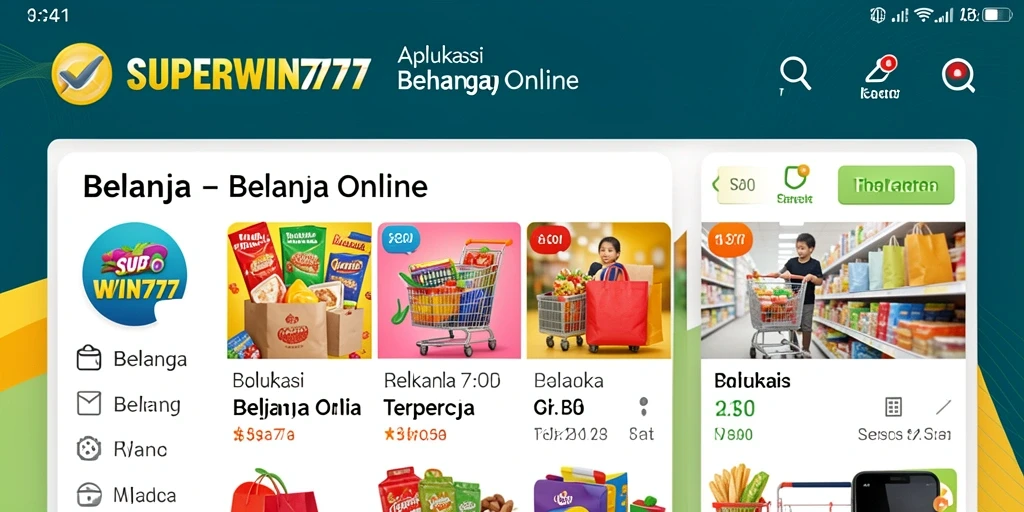 Antarmuka aplikasi SUPERWIN777 yang menarik dan mudah digunakan.