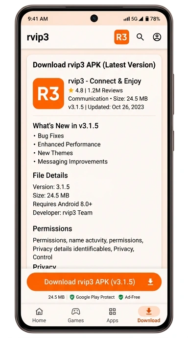 Unduh dan Instal APK rvip3 untuk Android di Indonesia